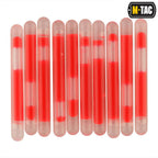 Oświetlenie chemiczne M-Tac Lightstick - 4,5х40 - Czerwony - 10 szt