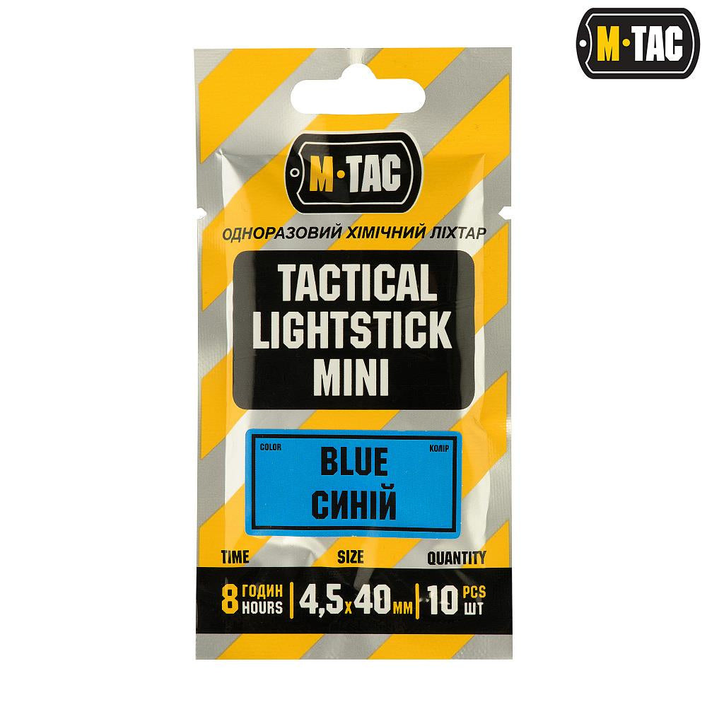 Oświetlenie chemiczne M-Tac Lightstick - 4,5х40 - Niebieski - 10 szt - 711500425-B