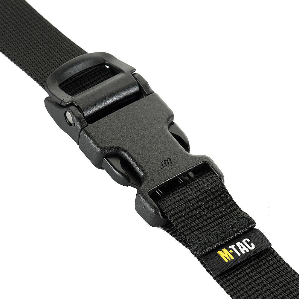 Trok / Pas kompresyjny z klamrą zatrzaskową M-Tac - Czarny - 130 cm