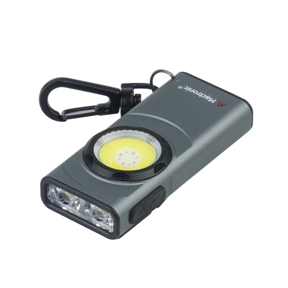 Latarka brelok Mactronic Flagger Nano - 500 lm - USB-C - Magnes - Szary