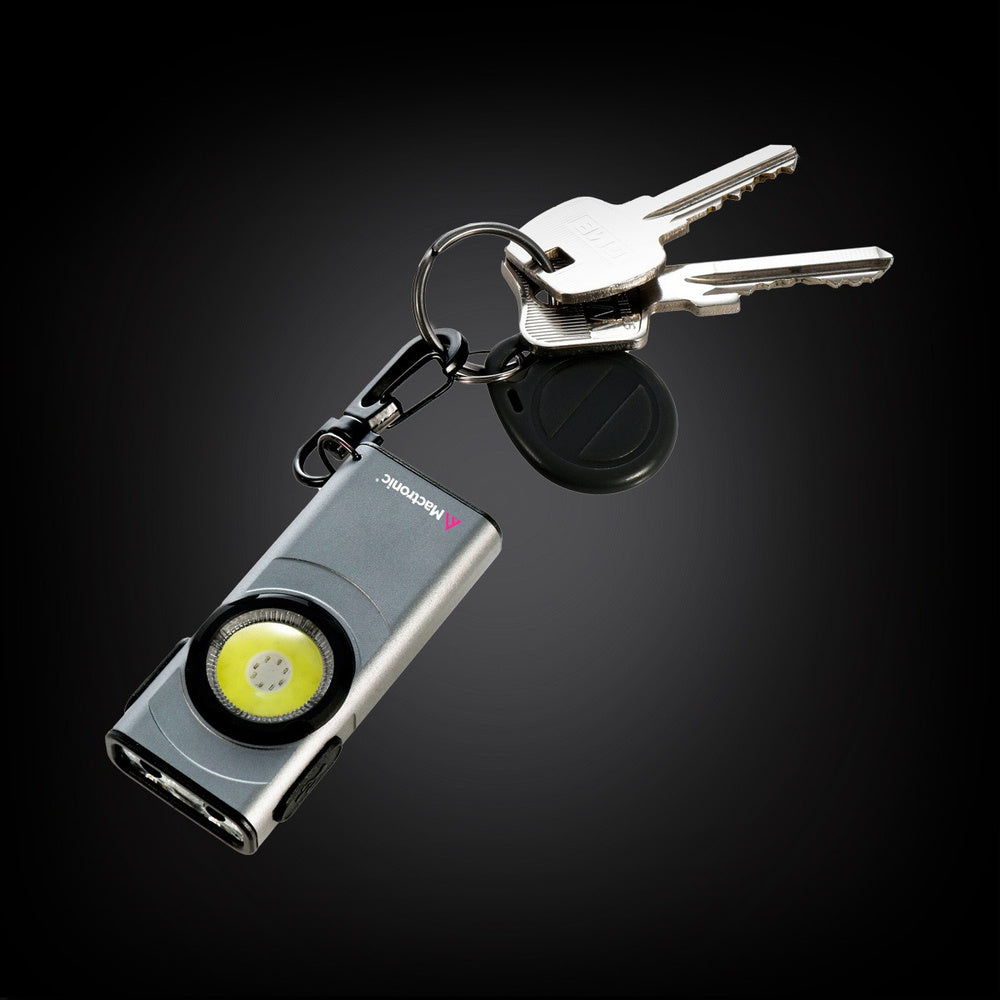 Latarka brelok Mactronic Flagger Nano - 500 lm - USB-C - Magnes - Szary