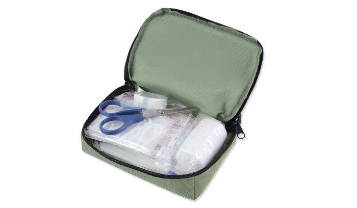 Apteczka z wyposażeniem Mil-Tec First Aid Kit Mała - Oliwkowa