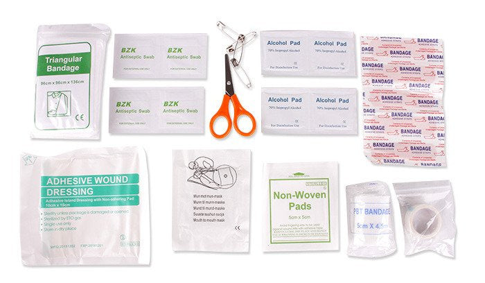 Apteczka z wyposażeniem Mil-Tec First Aid Kit Mała - Oliwkowa