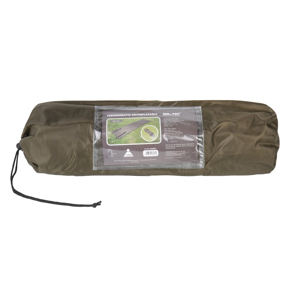 Materac samopompujący Mil-Tec Standard - Khaki - 14420001