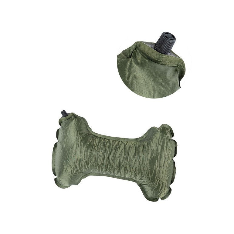 Poduszka samopompująca pod kark Mil-Tec - Zielony OD - 14416601