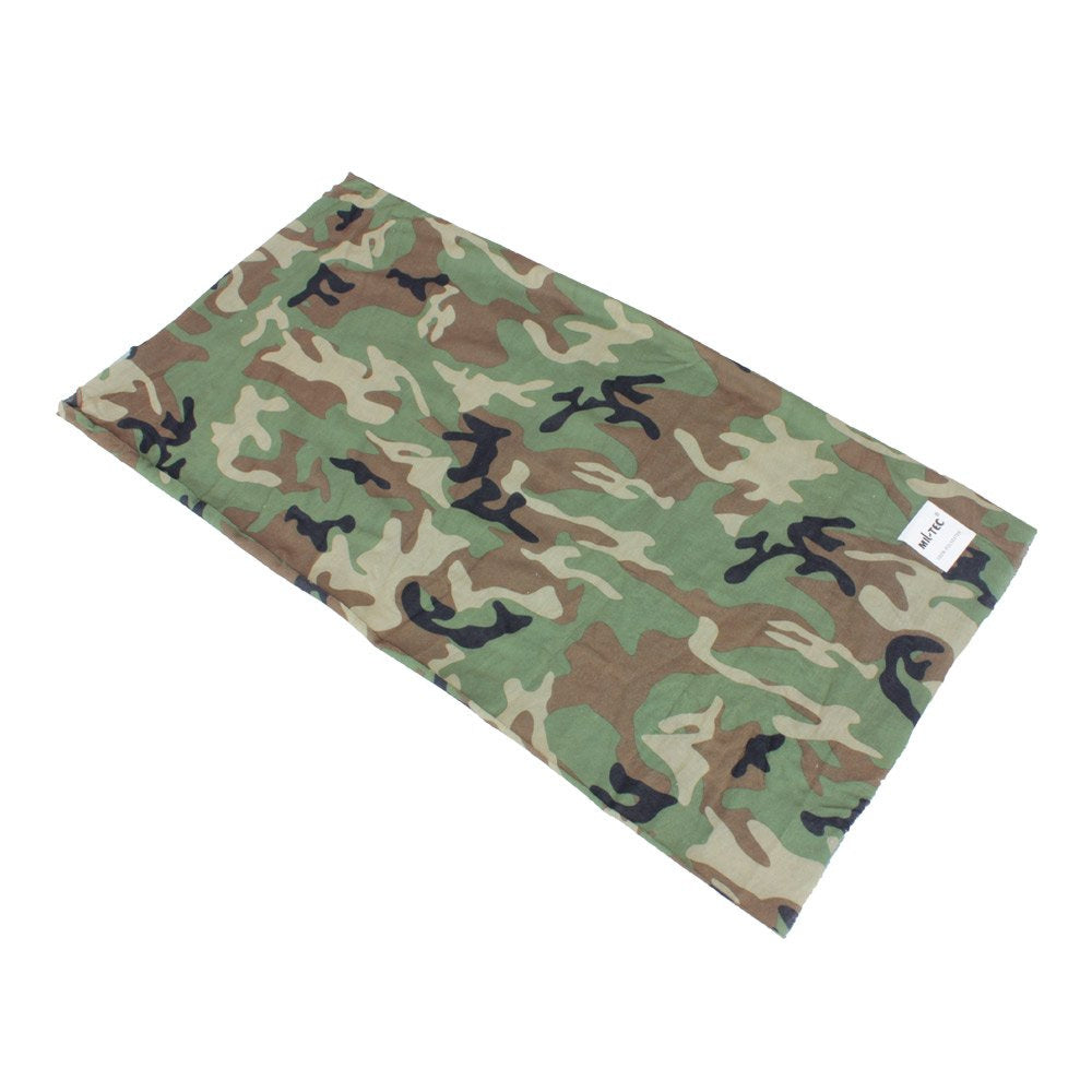Szalokominiarka / Bandana Mil-Tec - Poliester - Woodland