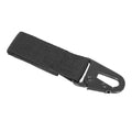 Trok z metalowym karabinkiem Mil-Tec - 70mm - Czarny