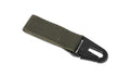 Trok z metalowym karabinkiem Mil-Tec - 70mm - Zielony OD