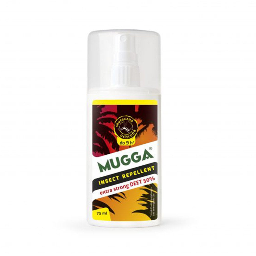 Preparat odstraszający owady Mugga 50% DEET - Spray - 75 ml