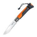 Nóż Opinel N°8 Outdoor - Inox - Pomarańczowy