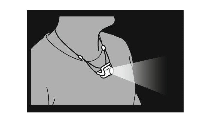 Latarka czołowa Petzl BINDI - Czarny - E102AA00