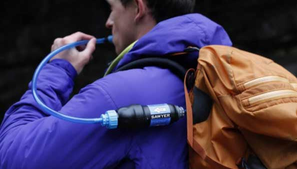 Filtr do wody Sawyer Squeeze Water Filtration System - Niebieski - SP129