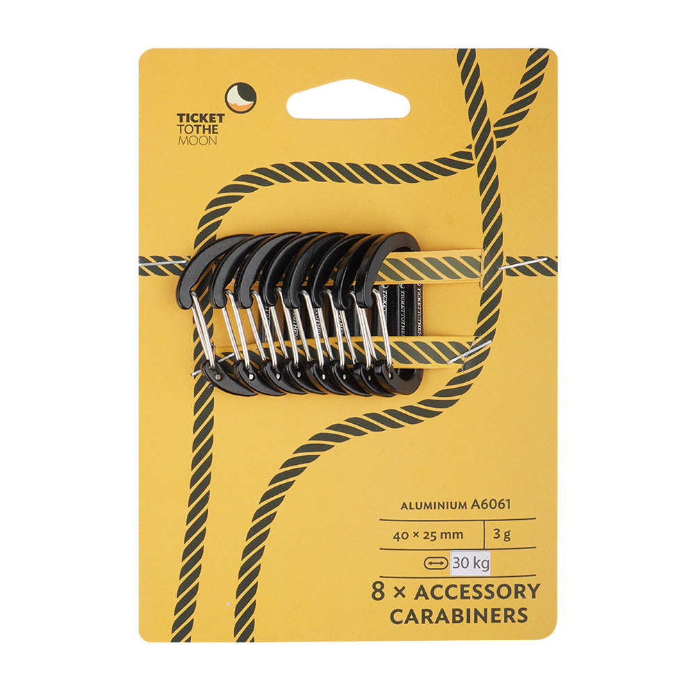 Karabinek do hamaka Ticket To The Moon 0,3 kN - 8 szt.
