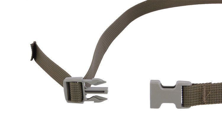 Trok z klamrą zatrzaskową Wisport - 120 cm - Oliwkowy